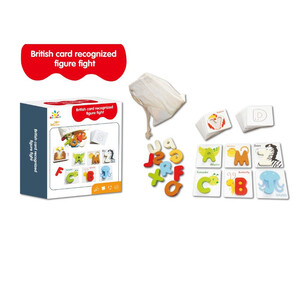 بيبي لف,بطاقات خشبية ، الحروف الأبجدية الإنجليزية والألغاز ، التعليم المبكر. 33-2237