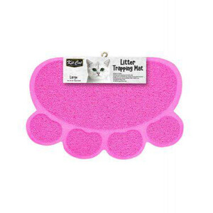 كت كات حصيرة لصندوق الرمل حجم كبير وردي 45×60  سم