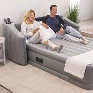 بست واي®  مرتبة هوائية الملكة مع جناح خلفي كامل مع طرمبة داخلية مدمجة 2.33m x 1.96m x 80cm 26-67620