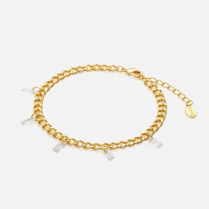 ‎ اسوارة نسائية مميزة باللون الذهبي