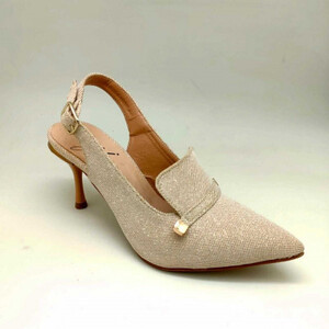 صندل شامبين للنساء ذهبي