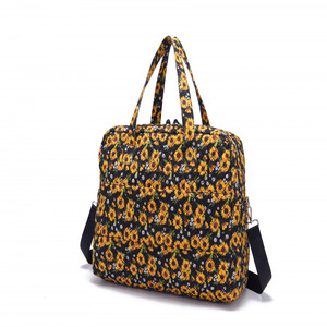 بوش بيزلي - شنطة سفر صغيرة نسائية اصفر واسود