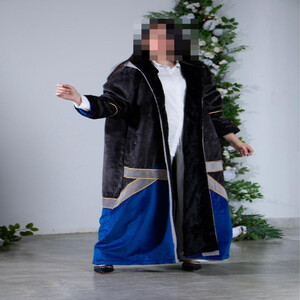 فروة نسائية لون مكس كحلي