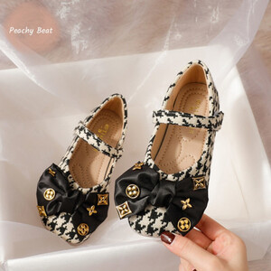 حذاء بناتي صغير بقوس ، طفل صغير ، طفل صغير ، حذاء ابتلاع في سن المراهقة ، حفلة عيد ميلاد ، الربيع ، الصيف ، الخريف ، الشتاء ، الموضة ، الإضافية