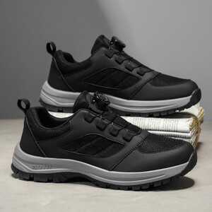 أحذية رياضية للربيع والخريف للرجال بإبزيم دوار مريح وغير قابل للانزلاق أحذية رياضية للمشي لمسافات طويلة مقاس كبير أحذية رجالية 39-48