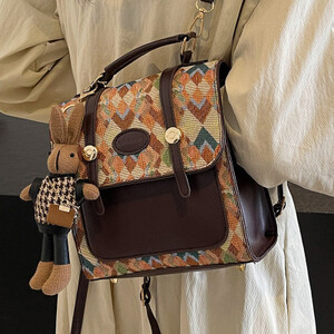 حقيبة كتف للنساء حقيبة كروسبودي متعددة الاستخدامات حقيبة ظهر نسائية عصرية للعودة إلى الحقائب المدرسية حقيبة ظهر كاواي Mochila Рুকস্যাক كيس