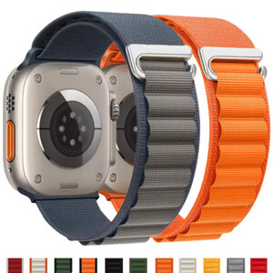 جبال الألب حزام ل سوار ساعة يد آبل 45 مللي متر 49 مللي متر Iwatch سلسلة 10 42 مللي متر 46 مللي متر 9 8 7 Se Ultra 2 حزام الساعات 44 مللي متر 41 مللي متر 40 مللي متر Correa سوار