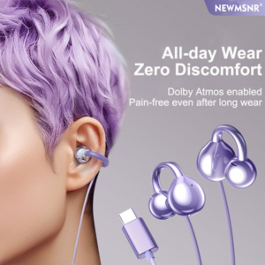 جديد كليب على نوع C & 3.5 مللي متر سماعات أذن سلكية HIFI الصوت سماعات أذن رياضية Handfree سماعات الألعاب مع HD هيئة التصنيع العسكري سماعات سامسونج