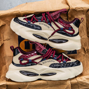 جديد أحذية رياضية مريحة للرجال مصمم الجلود خففت أحذية منصة غير رسمية الرجال تنفس لينة وحيد احذية الجري 2025