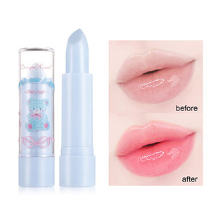 لطيف الدب الأزرق تغيير درجة الحرارة بلسم الشفاه ، مرطب الشفاه ، طويلة الأمد ، الشفاه المغذية ، العناية بالشفاه ، والمكياج