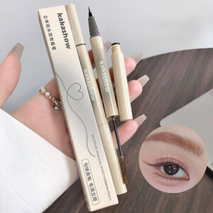 المياه الحاجب القلم و الحاجب كريم الصباغة مزدوجة رئيس الحاجب الصباغة محسن مقاوم للماء مقاوم للعرق البني كحل ماكياج طبيعي