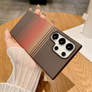 Matte Magnetic Carbon Fiber Phone Case for Samsung Galaxy S25 S24 Plus S23 S22 Ultra Note 20 for Magsafe Ultra Thin Hard Cover