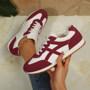 أحذية نسائية عصرية أحذية فلكنيز مسطحة كاجوال أحذية ركض مريحة تسمح بمرور الهواء أحذية رياضية للمشي في الهواء الطلق Zapatos De Mujer