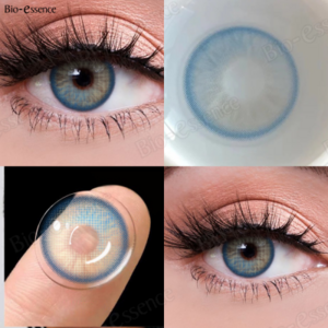 Bio-essence 1 زوج العدسات اللاصقة الملونة العين الزرقاء الاتصال موضة العدسات الزرقاء العدسات الخضراء الملونة سنوي Pupils الشحن السريع