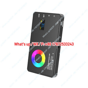 ملحقات الكاميرا LED-M1Se للتصوير Rgb معدات إضاءة الفيديو الجيب LED كاميرا ملء الضوء