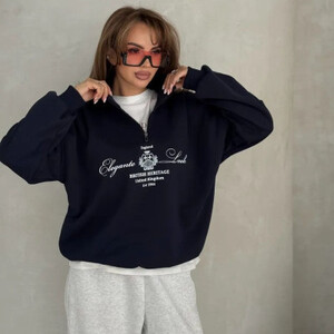 قمصان كلاسيكية على الطراز البريطاني ذات طية صدر السترة وسحاب وياقة مقلوبة سترة فضفاضة للخريف أنيقة للنساء مقاس كبير ملابس الشارع الشهير