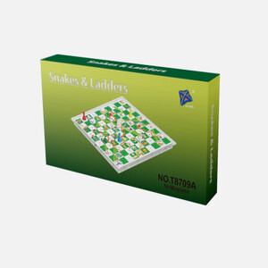 لعبة السلم والثعبات علبة