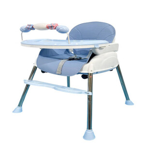 بيبي لوف كرسي طعام  متعدد الوظائف 3 في 1 ازرق