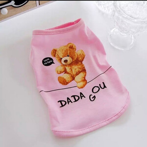 ملابس للقطط والكلاب رسمة شكل دب  L