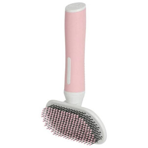 زولكس مشط للقطط مقاس S للشعر المتوسط والطويل لون زهري