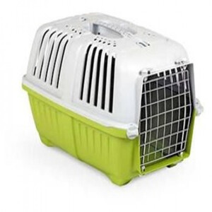 صندوق تنقل بباب حديد مع باب حديد جانبي لون أخضر