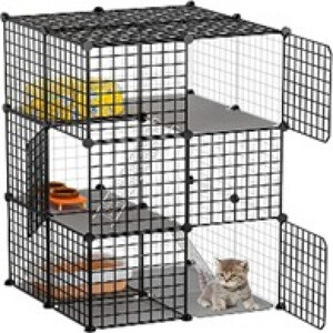 قفص قطط 3 دور كبير 44 سم طولاً * 70 سم عرضاً * 135 سم ارتفاعاً