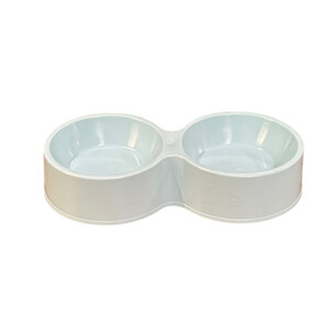 صحن مزدوج بلاستيك جاف رطب