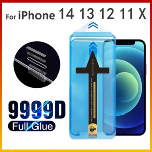 آيفون 14 برو ماكس 12 13 الغبار الحرة حامي شاشة الهاتف الزجاج مع تثبيت عدة إزالة انفجار برهان دون فقاعات magicjohn