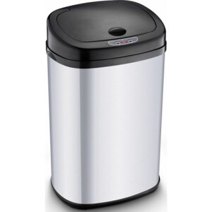 حاويه نفايات لمارت لمس 42 لتر ستيل فضي