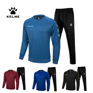 طقم رياضي من KELME سروال رياضي للرجال بدلة ركض للتدريب بنطلون سميك ملابس رياضية للتدريب 3891370-1