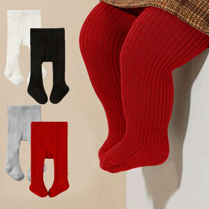 جوارب طويلة قطنية دافئة للفتيات ، جوارب أطفال ضيقة بألوان متنوعة ، ناعمة ومريحة ، الموضة ، الخريف والشتاء ، مجموعة واحدة