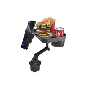 منظم السيارة المتكامل صينية وجبات مرنة وحامل جوال بوضعية دوران كاملة