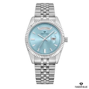 ساعة رجالية فندر بلو ستيل 1