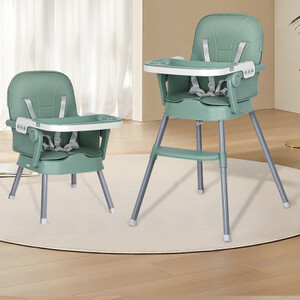 بيبي لوف كرسي طعام قابل للطي اخضر 33-M500G