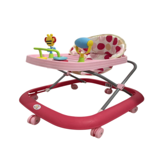 بيبي لوف مشاية أطفال قابلة لتعديل الارتفاع مع ألعاب وردي 33-507P