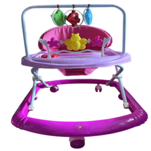 بيبي لوف مشاية أطفال مع العاب وموسيقى وردي 33-607-2P