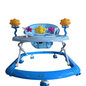 بيبي لوف مشاية أطفال مع العاب وموسيقى ازرق 33-607-1B